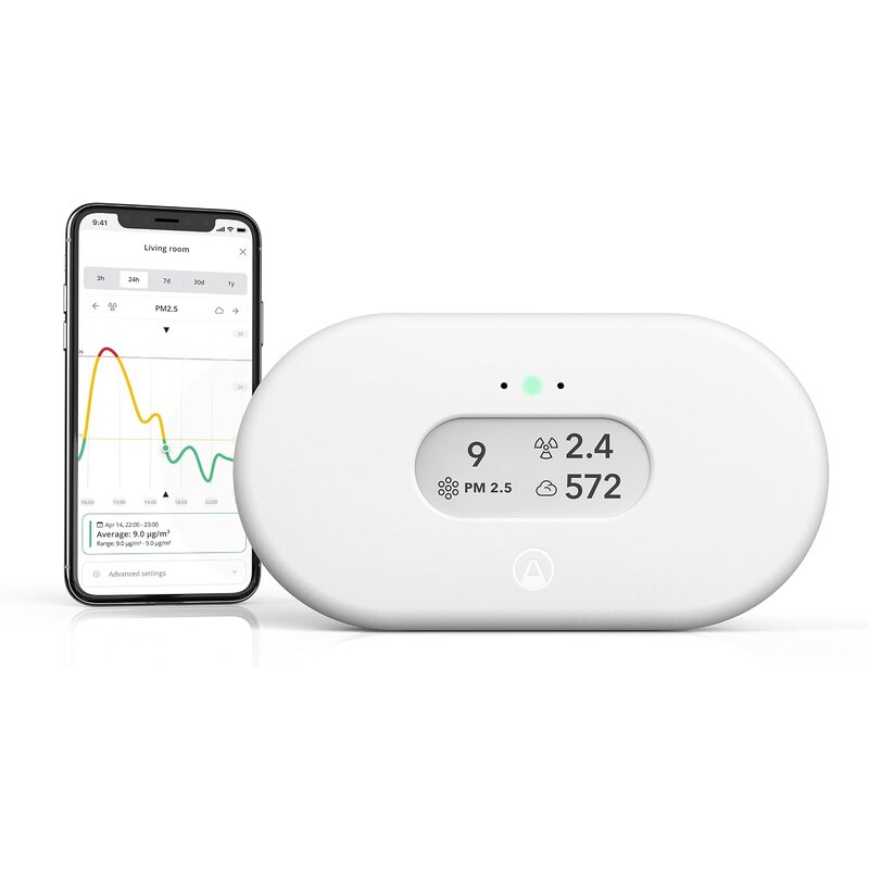 Airthings View Plus Radon and Air Quality Monitor