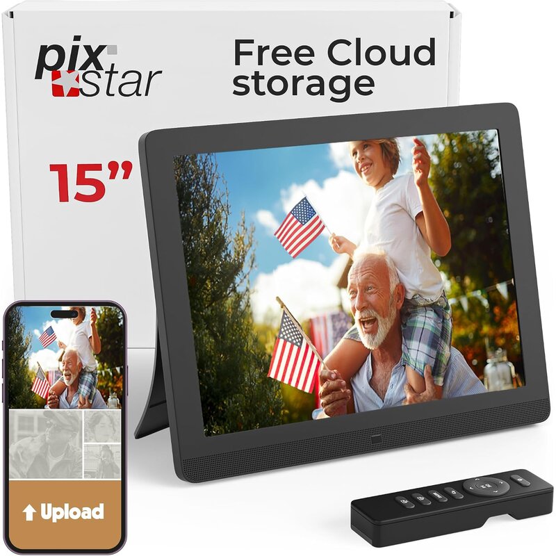 Pix-Star 15-inch Wi-Fi Cloud Digital Photo Frame