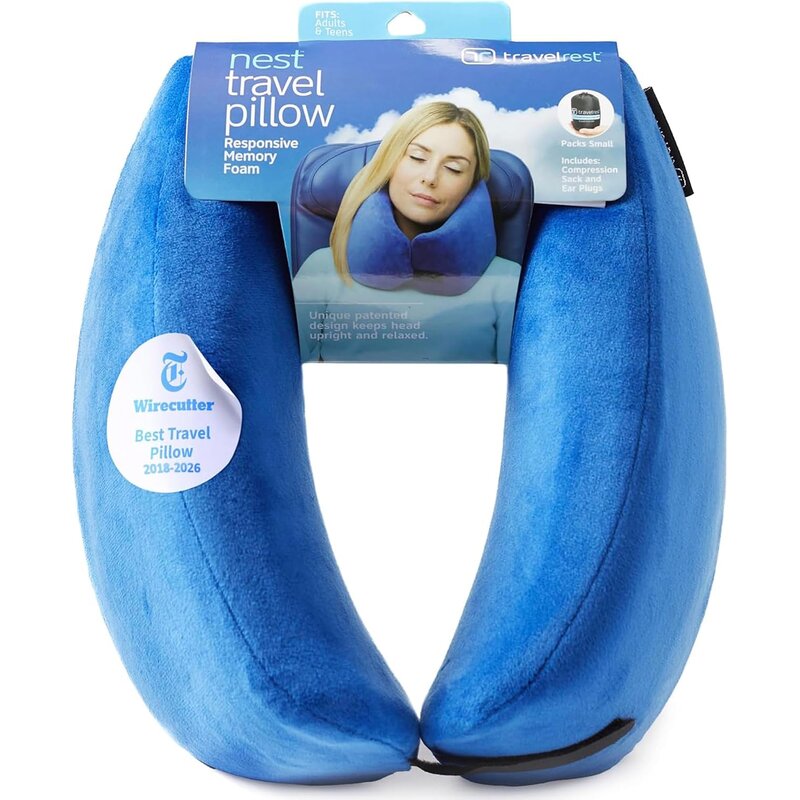 Travelrest Nest Ultimate Memory Foam Travel Pillow